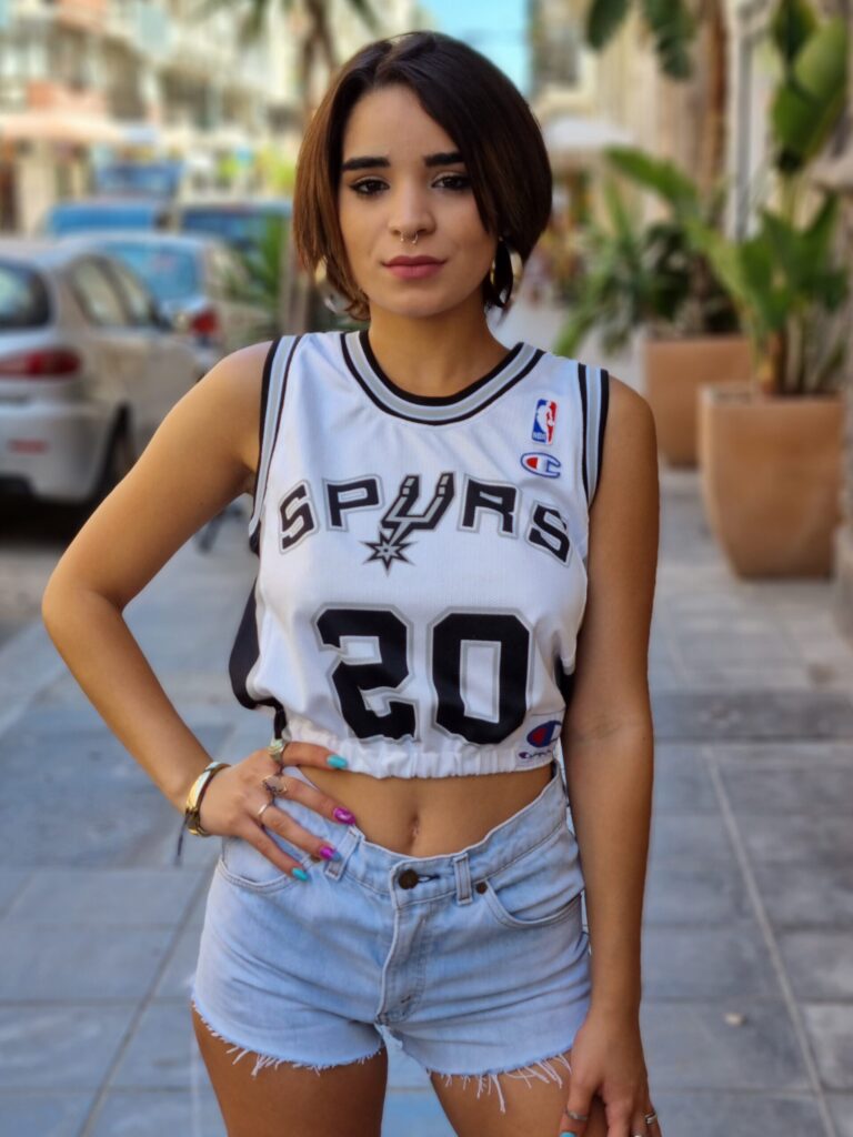 Crop Top NBA marca Champion, Spurs Ginobili 20