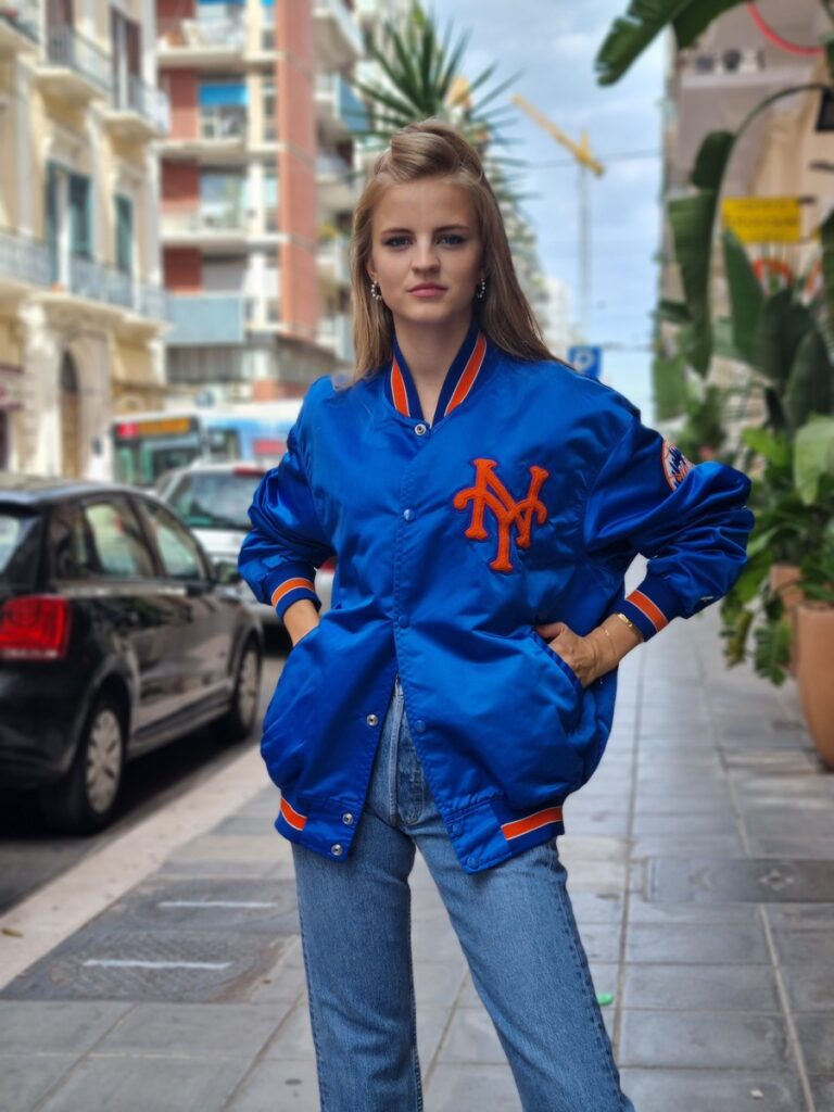Bomber Varsity College New York Mets, by Starter