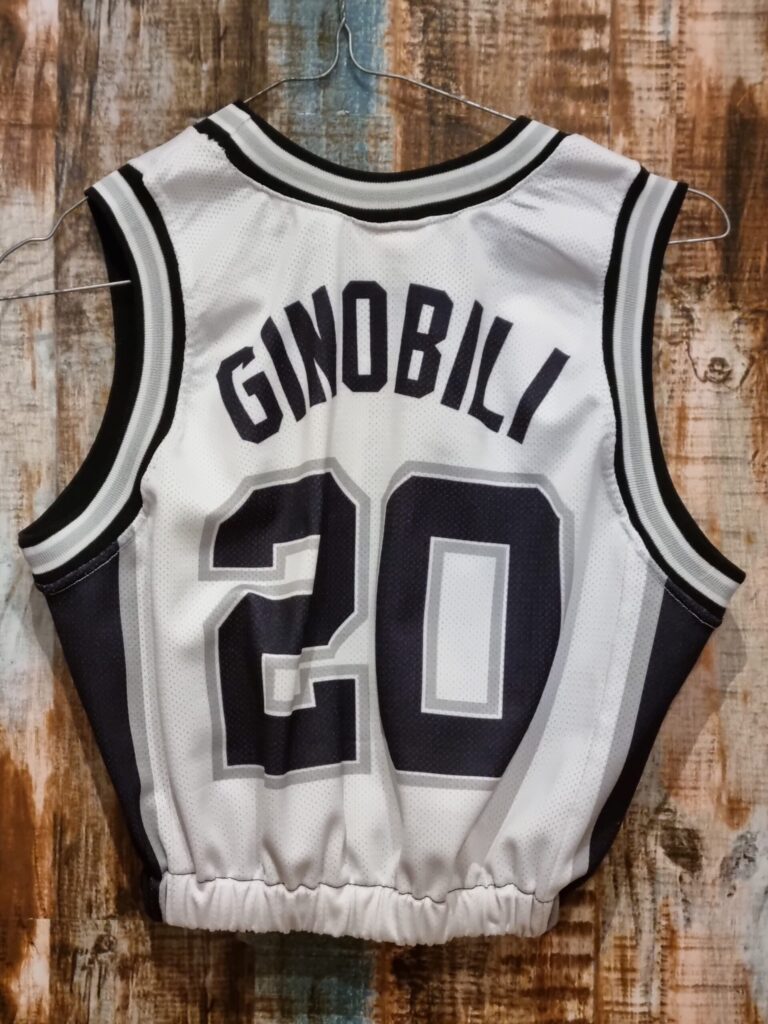 Crop Top NBA marca Champion, Spurs Ginobili 20