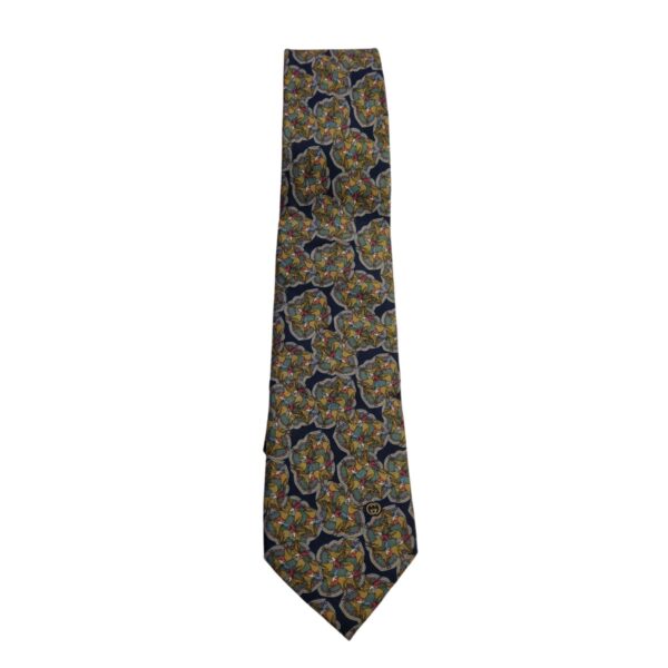 Cravatta vintage 100% seta