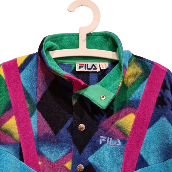 Vintage Fleece multicolor snowboard '90 Fila