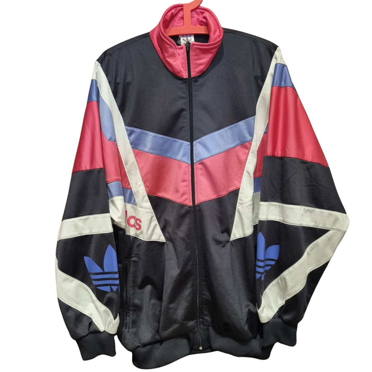 Vintage '90 multicolor Adidas gabber Jacket