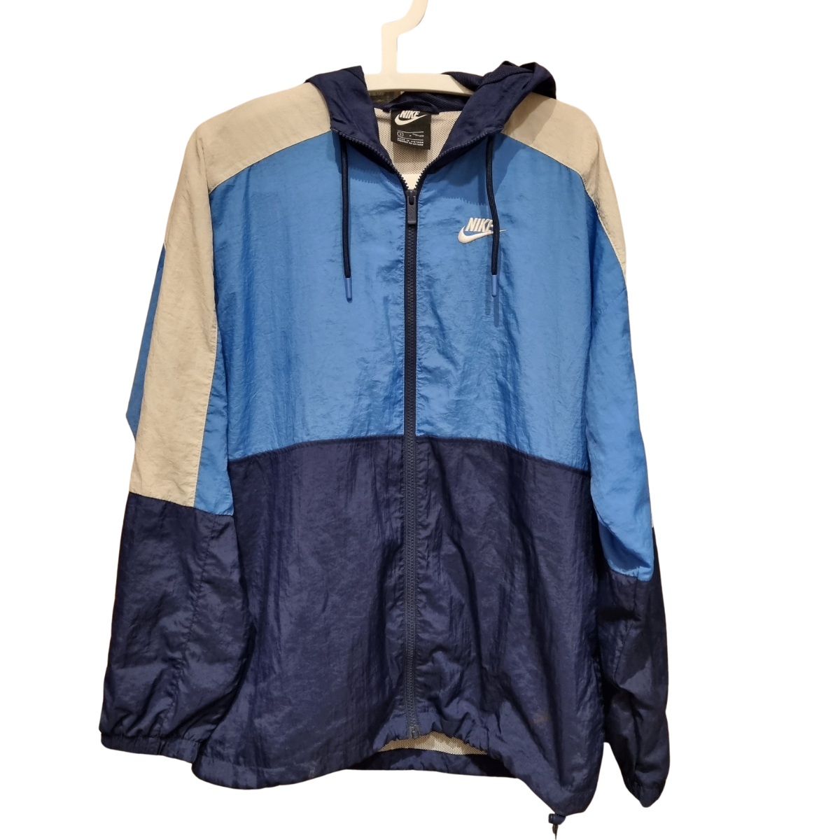 Vintage multicolor hoodie windbreaker Nike Jacket
