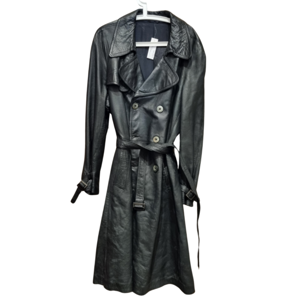 Trench vintage in pelle anni 90