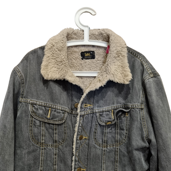 Vintage sherpa jeans jacket Lee