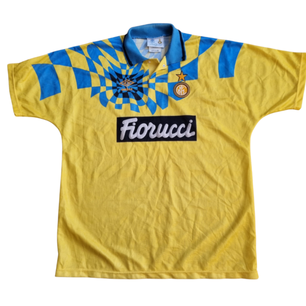 VINTAGE INTER 1992-1994 FOOTBALL SHIRT FIORUCCI UMBRO