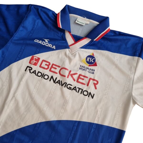 Vintage KARLSRUHE KSC 1999-2000 Football Shirt DIADORA