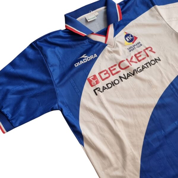 Vintage KARLSRUHE KSC 1999-2000 Football Shirt DIADORA