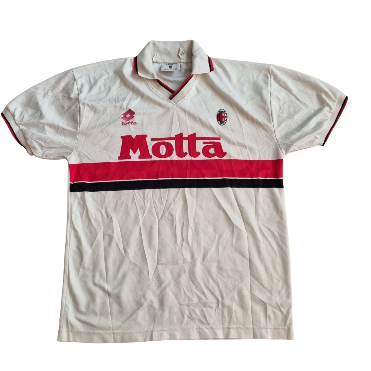 VINTAGE MILAN 1993-1994 FOOTBALL SHIRT MOTTA LOTTO