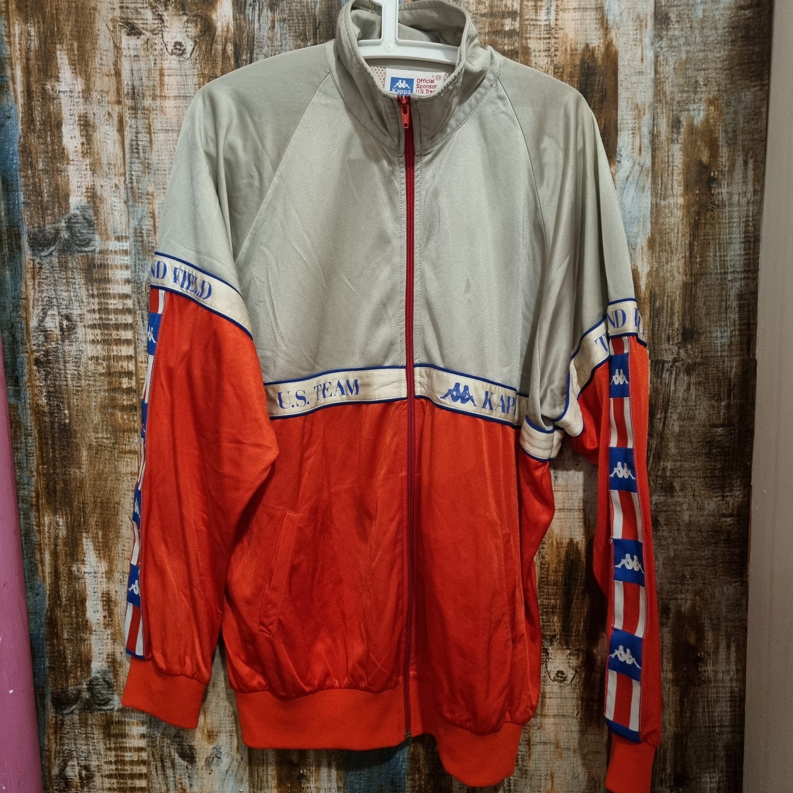 Vintage Kappa Track Top Usa '80