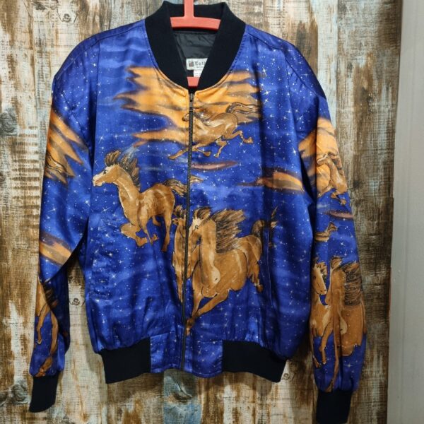 Vintage Silk Bomber