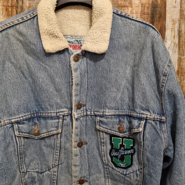 Giubbotto Jeans Vintage Uniform '90 Sherpa