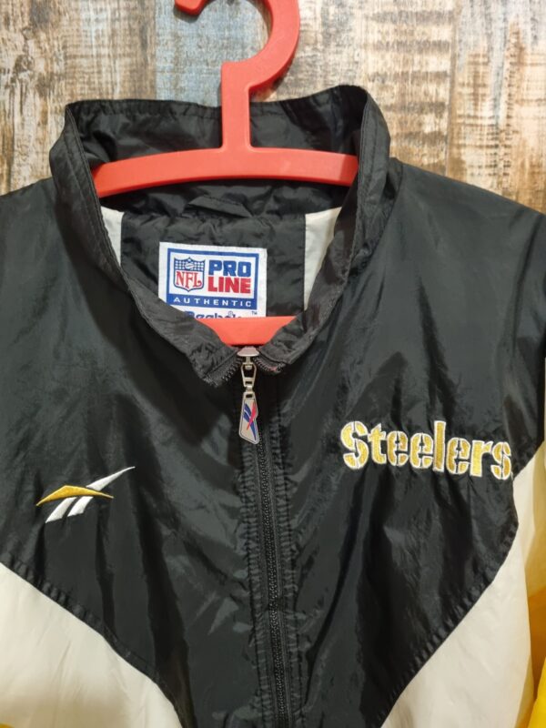 Vintage Rebook Pro Line NFL light jacket Pittsburgh Steeler