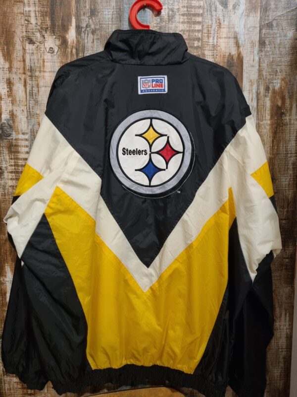 Vintage Rebook Pro Line NFL light jacket Pittsburgh Steeler