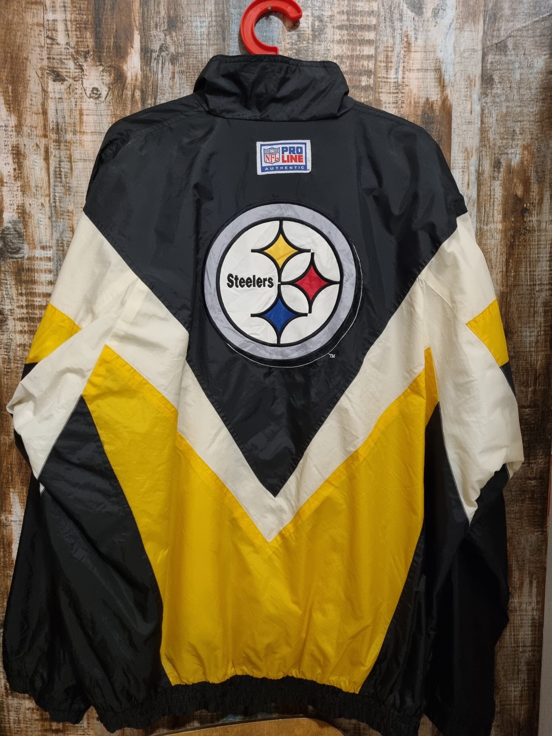 Vintage Rebook Pro Line NFL light jacket Pittsburgh Steeler