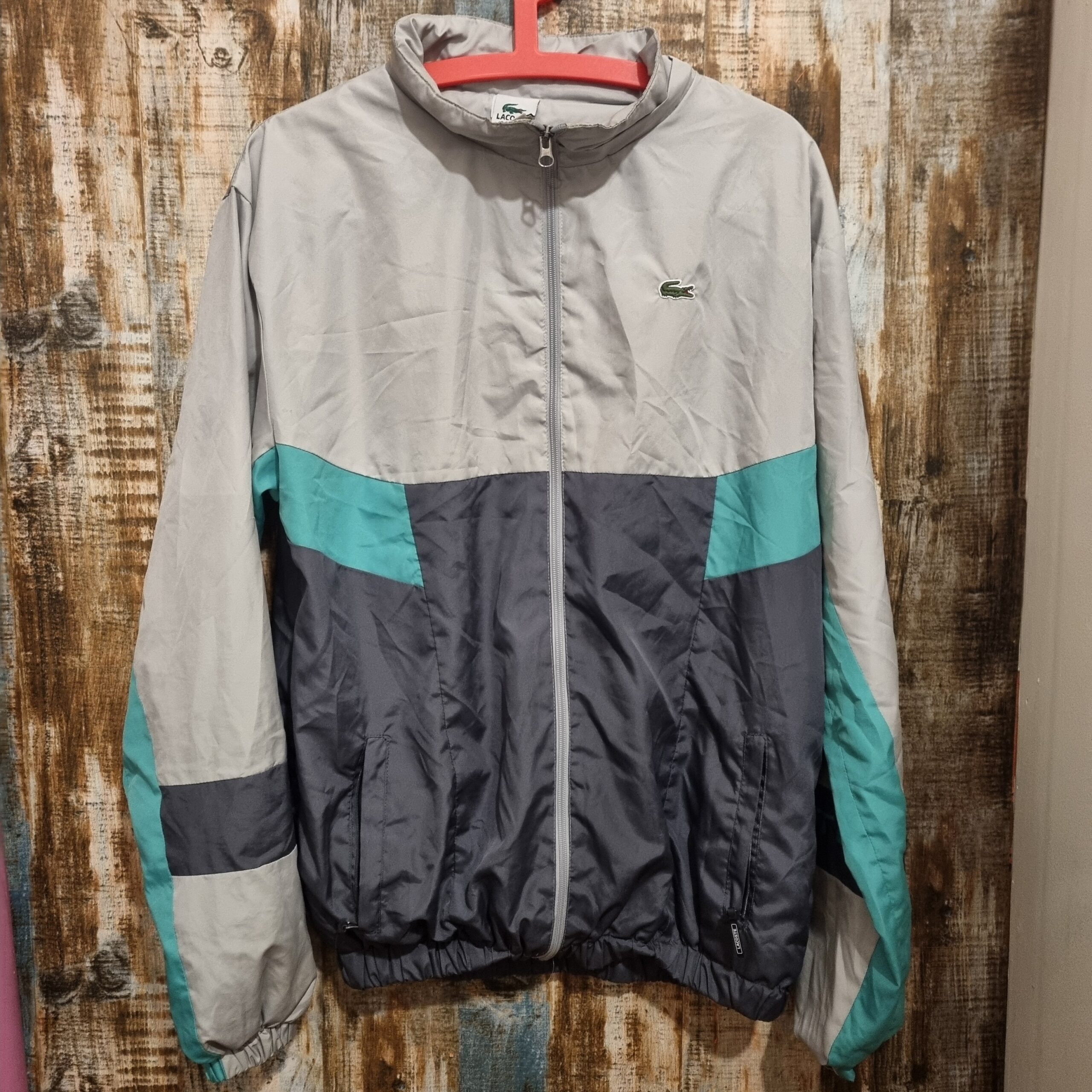 Vintage multicolor windbreaker Jacket Lacoste