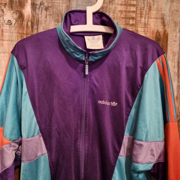 Vintage Adidas 90 Track Top Multicolor