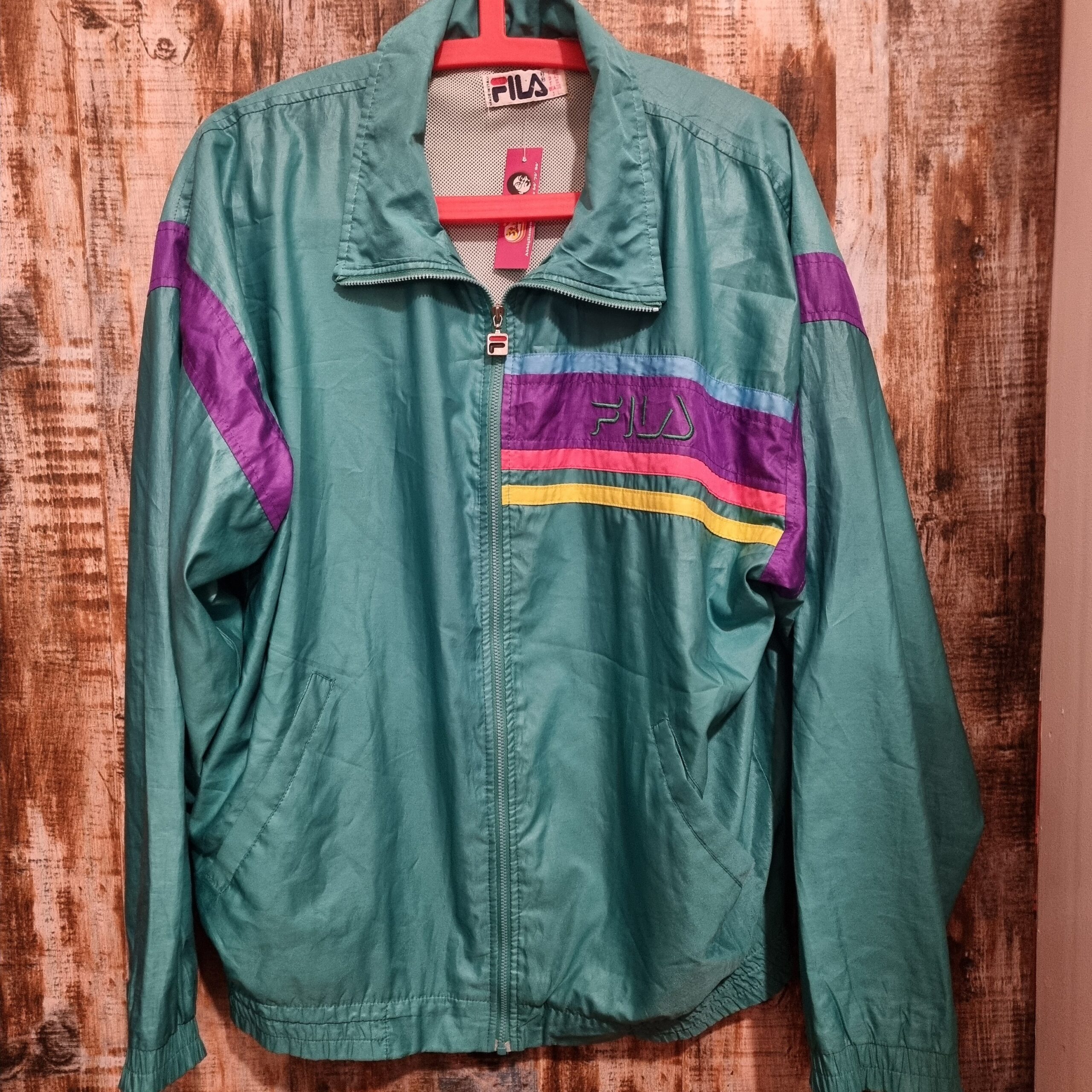Vintage Fila 90 Windbreaker Multicolor