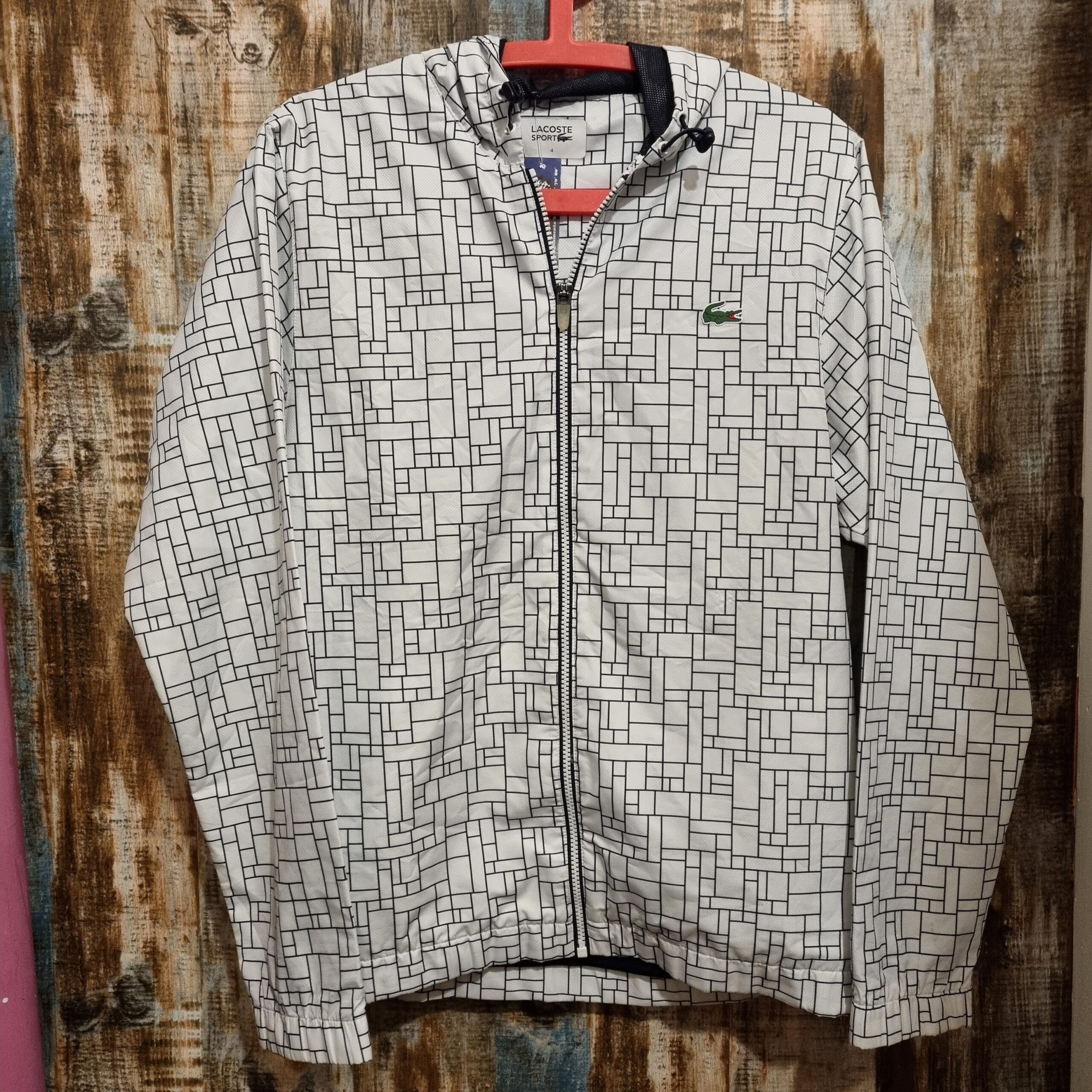 Vintage multicolor windbreaker Jacket Lacoste