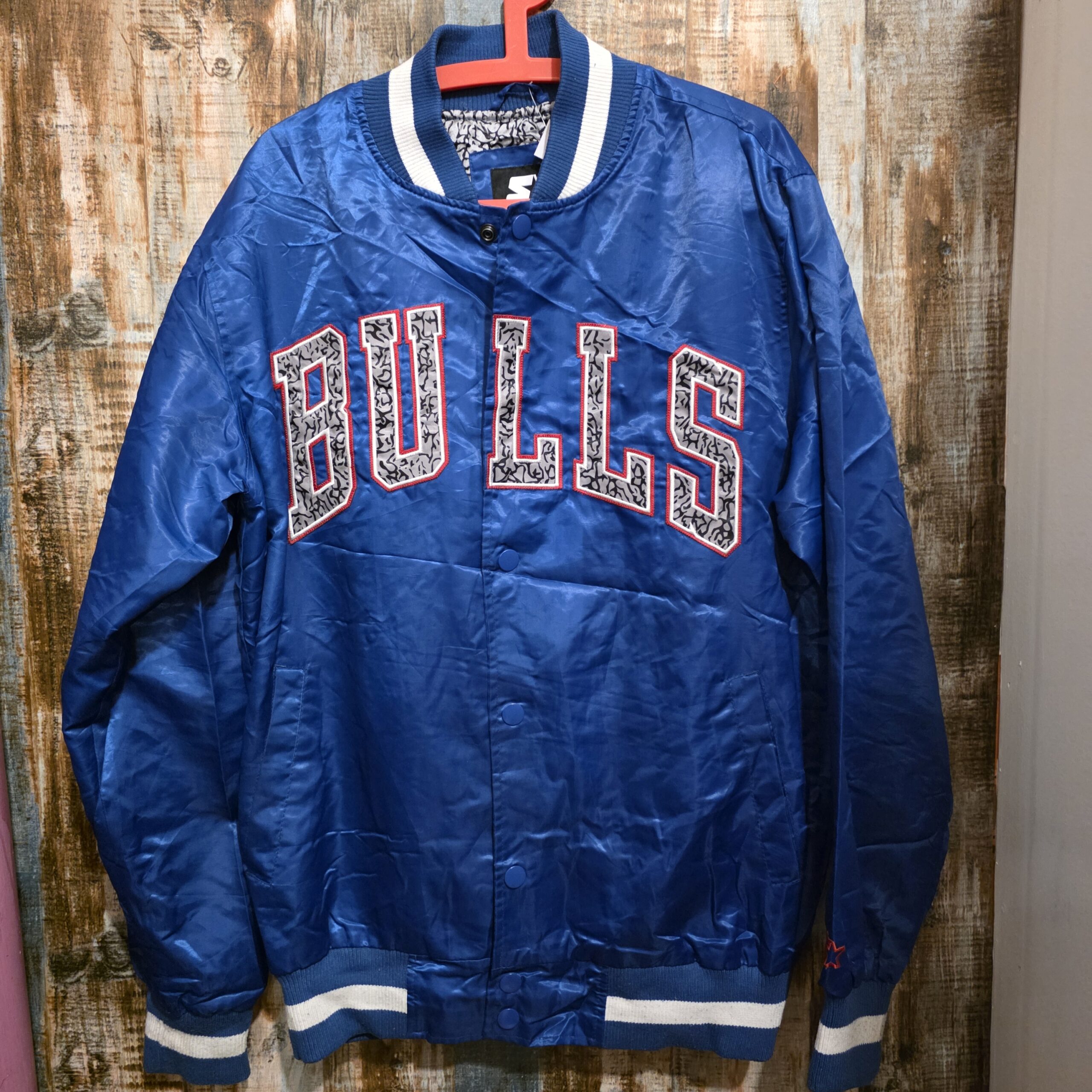 Vintage Starter Bomber Varsity BULLS