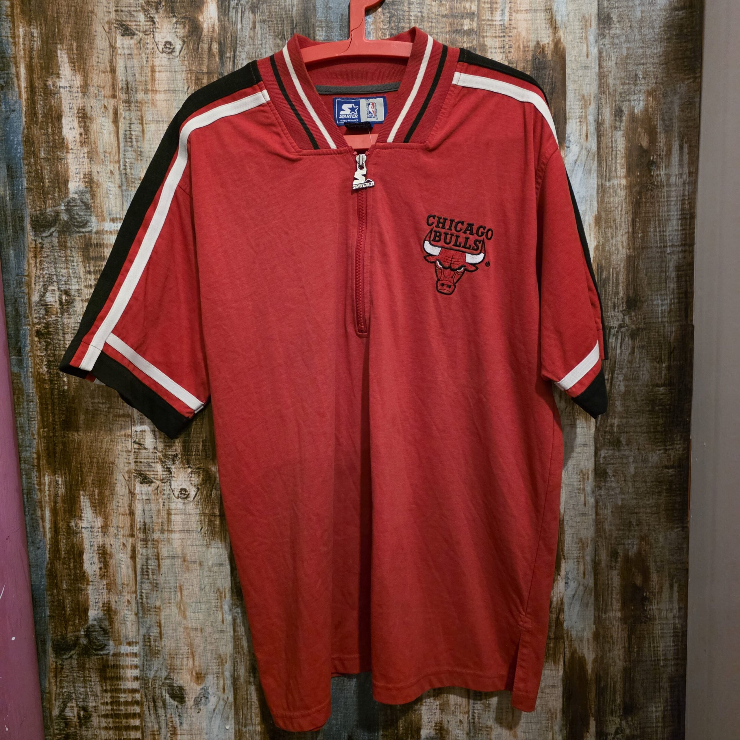 T-shirt Polo Vintage Starter Chicago Bulls