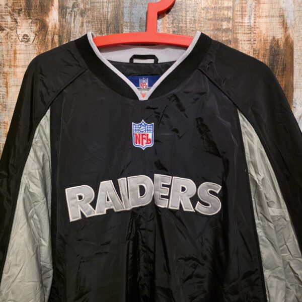 Vintage Rebook Team Appareal NFL light windbreaker Las Vegas Raiders