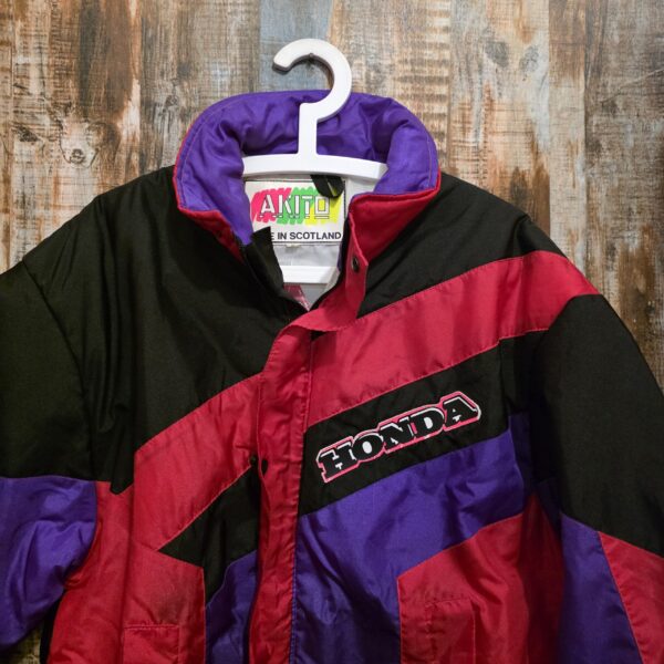 Giubbotto Puffer Fluo Akito Honda Vintage