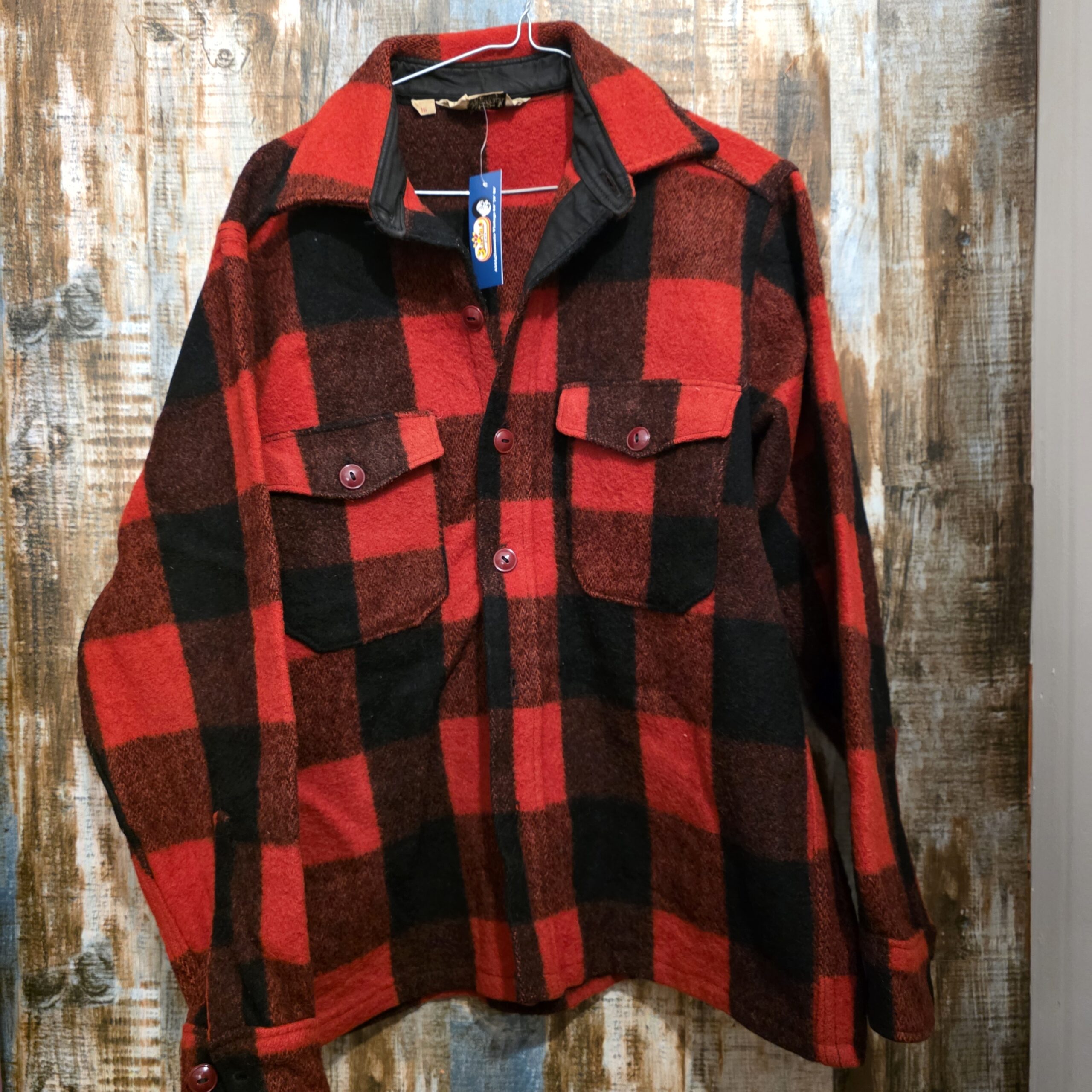 Camicia workwear lana pesante Woolrich modello boscaiolo