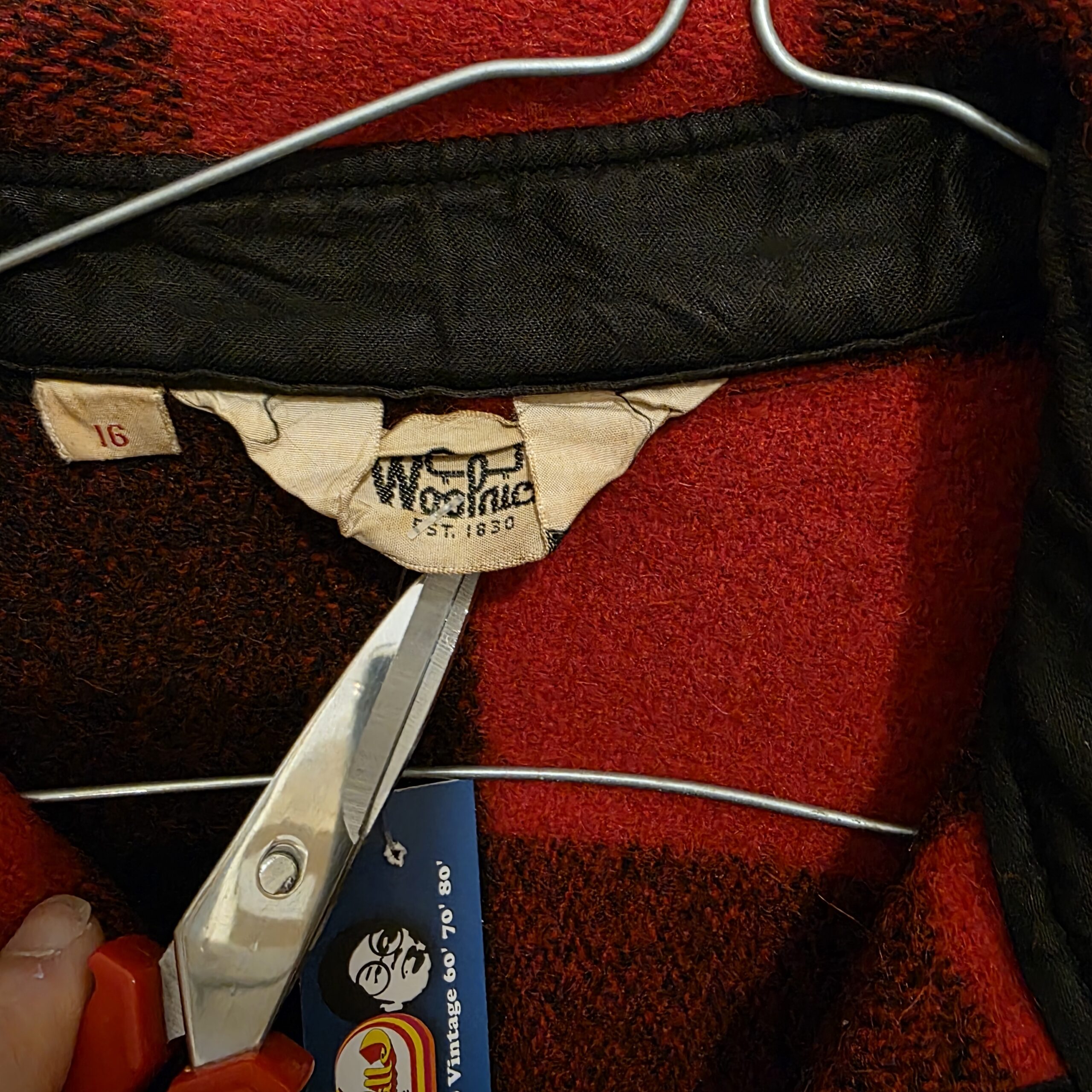 Camicia workwear lana pesante Woolrich modello boscaiolo Camicia workwear lana pesante Woolrich modello boscaiolo