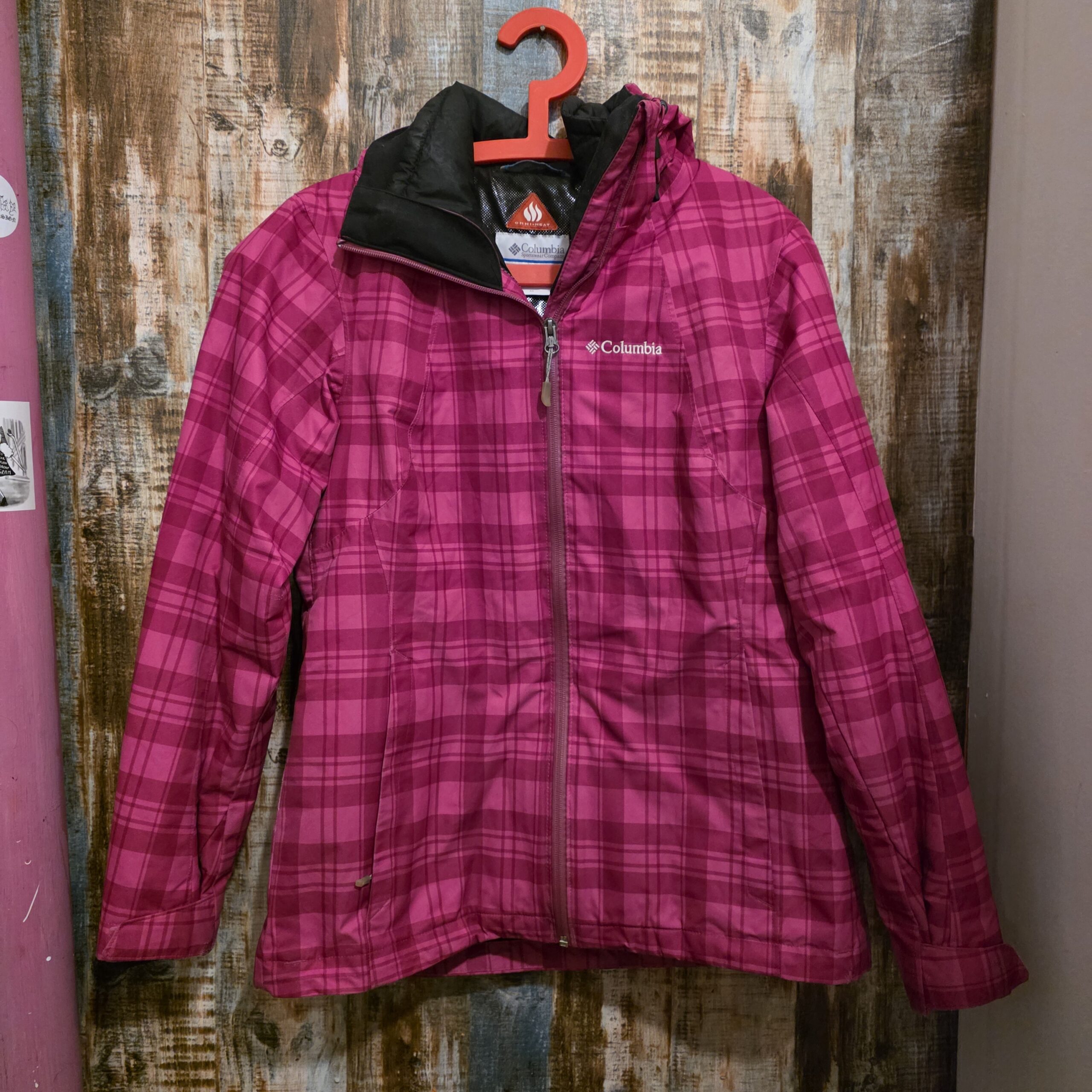 Vintage Hoodie puffer Jacket ski snowboard '00 Columbia