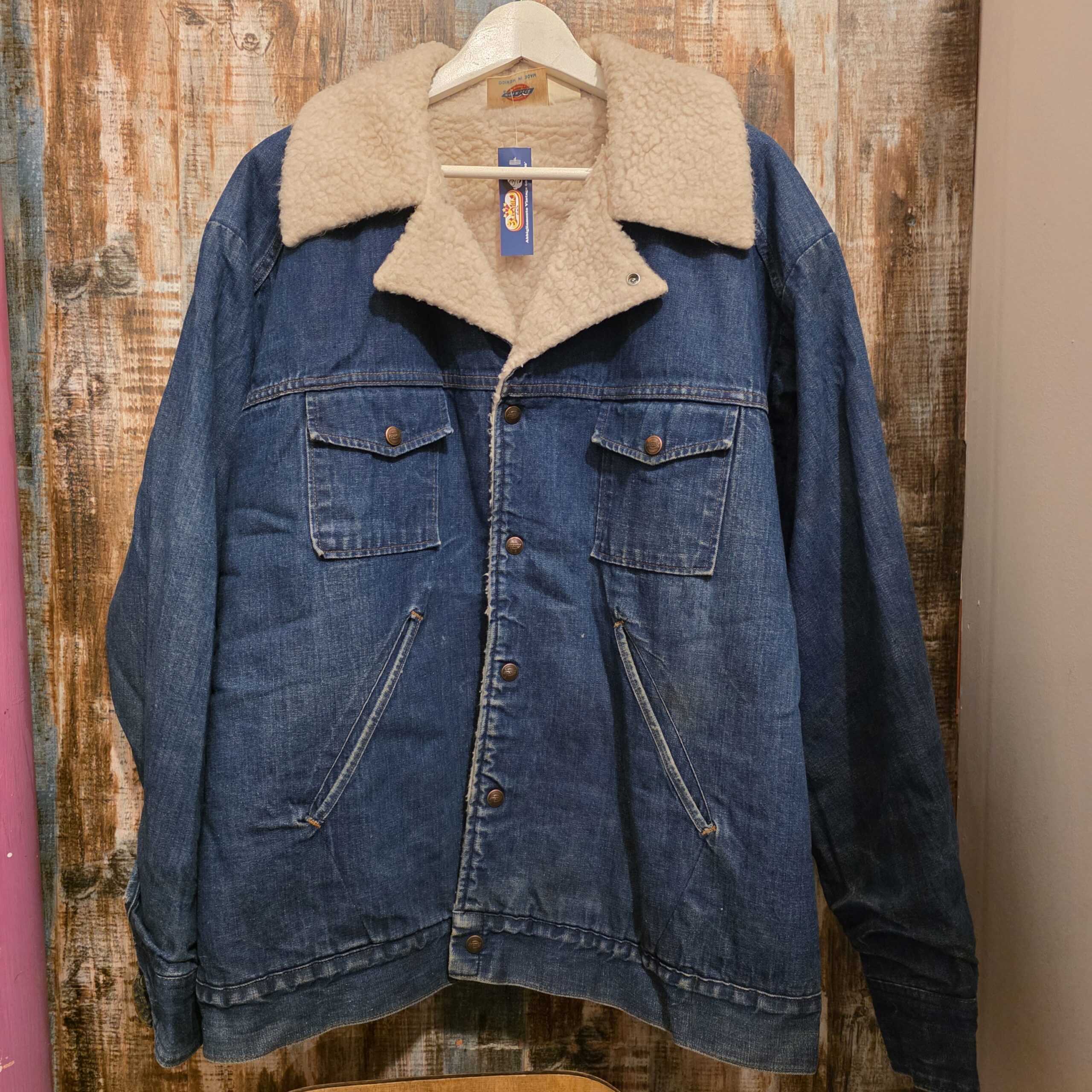 Giubbotto Jeans Vintage Dickies '90 Sherpa