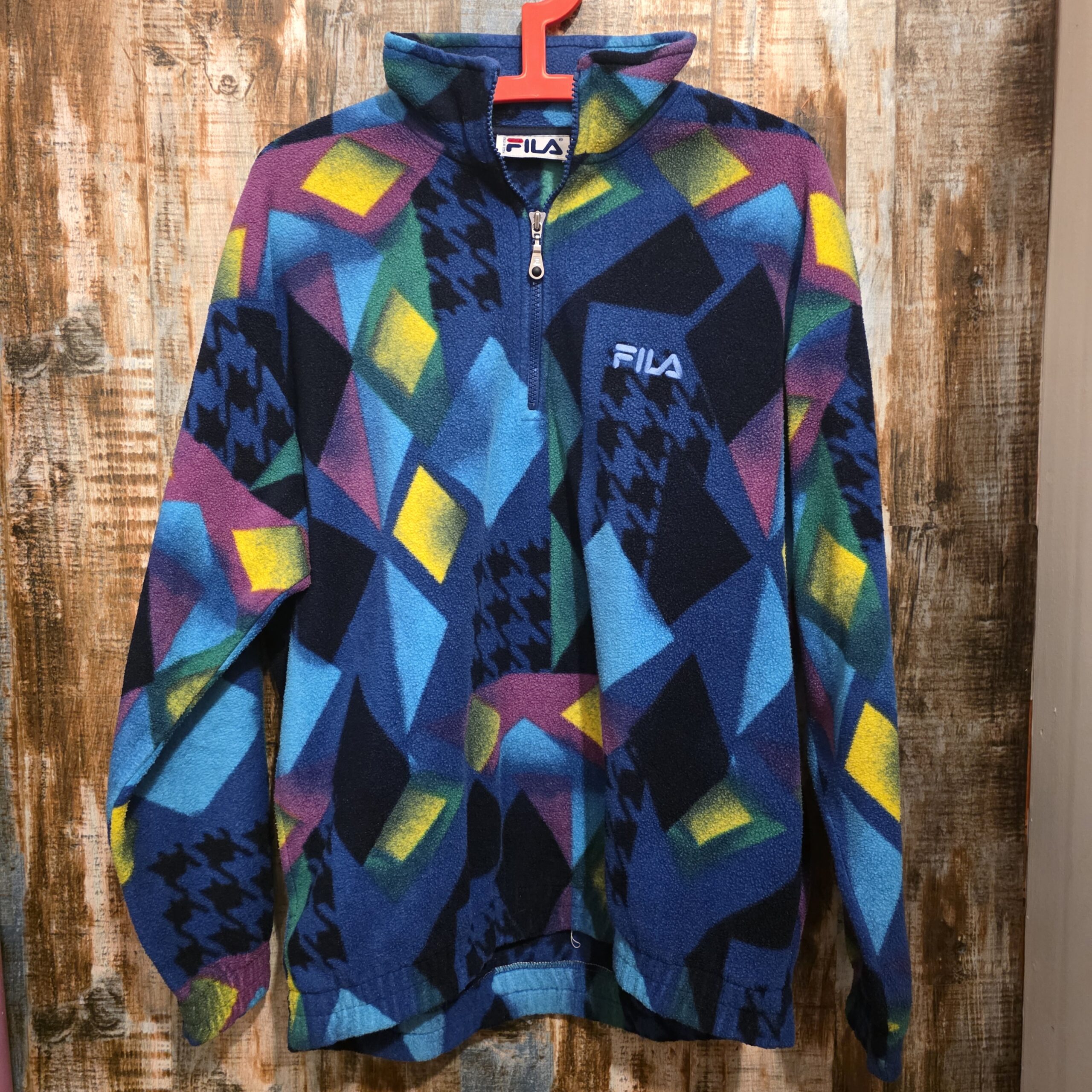 Vintage multicolor fleece ski snowboard '90 Fila