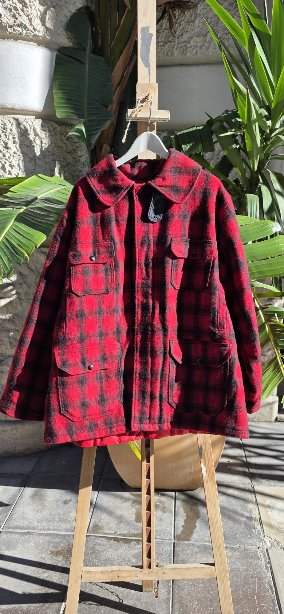 Giaccone workwear lana pesante Woolrich modello boscaiolo