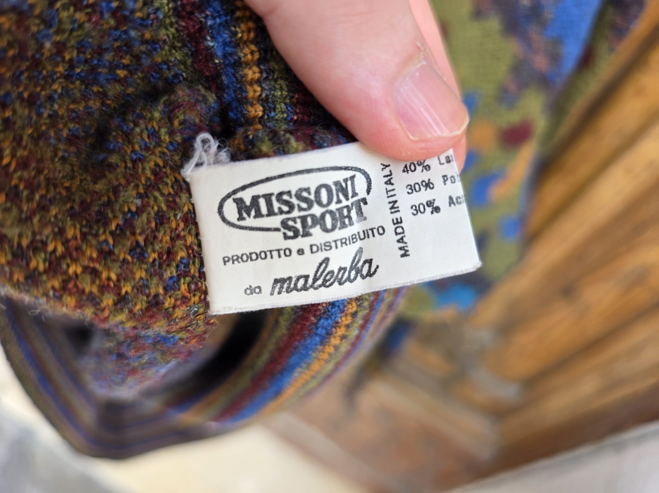 Missoni sport jumper 90s Missoni sport jumper 90s
